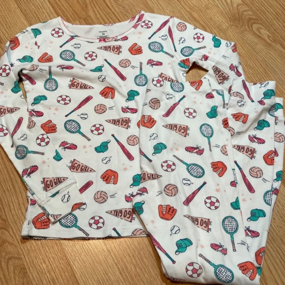 Carters 2p sports‎ pajamas 12
